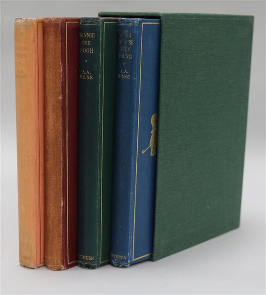 Milne, Alan Alexander - Four Works, all illustrated by Ernest H. Shepard - When We Were Very Young,
